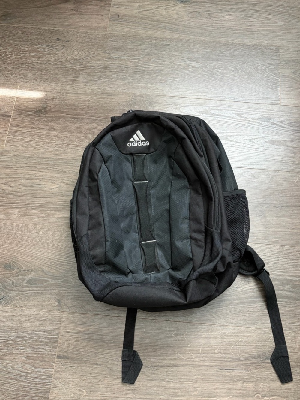 Adidas Black Backpack – Multi-Compartment Laptop School Gym Bag